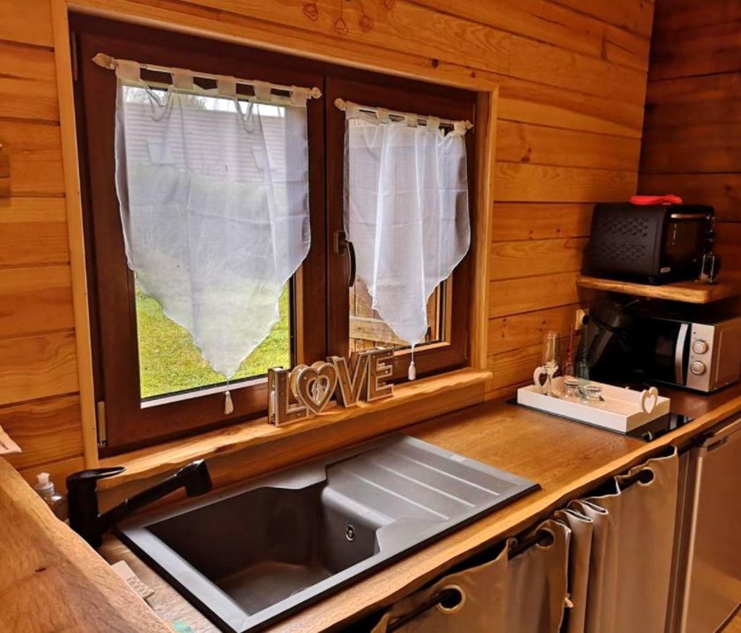 Chalet Chaleureux A Louatre Avec Piscine Partagee Exterior photo